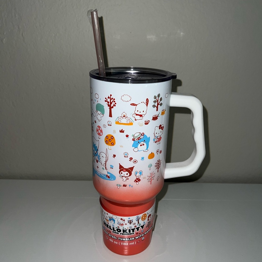 Hello Kitty Insulated Tumbler with Straw